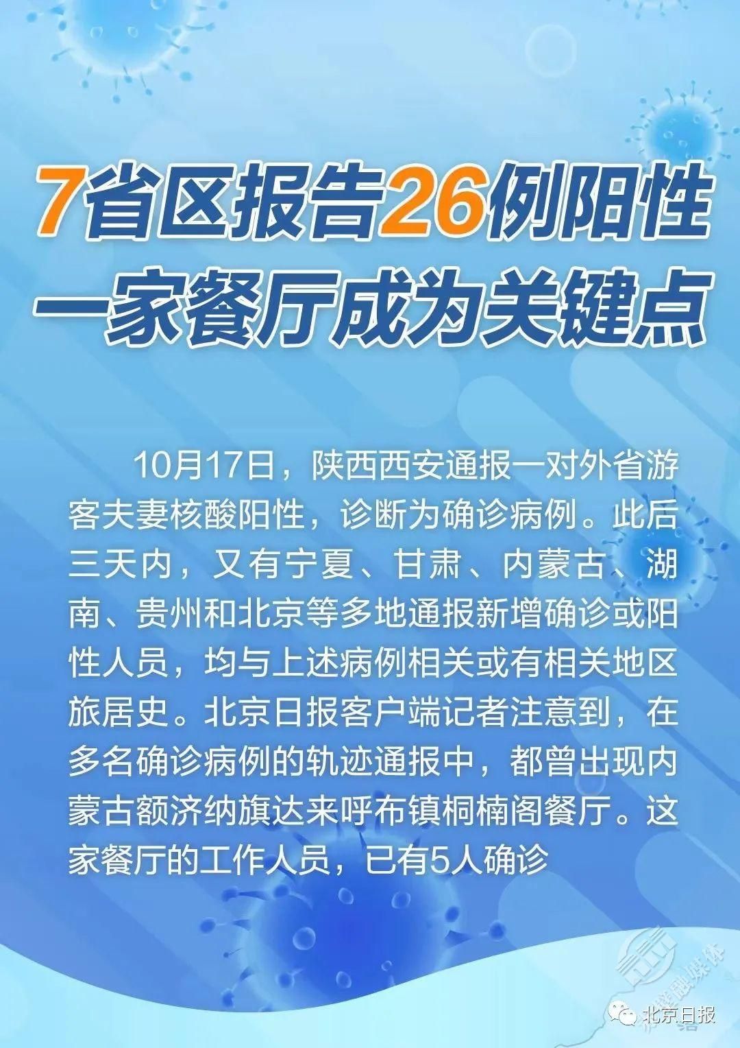 “31省份新增18例” 31省份新增18例本土确诊 涉6省市？