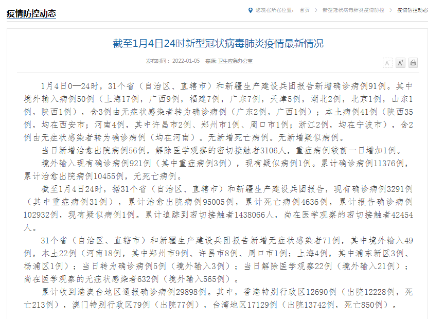 31省区市新增本土确诊56例-31省区市新增确诊54例 本土41例-第2张图片